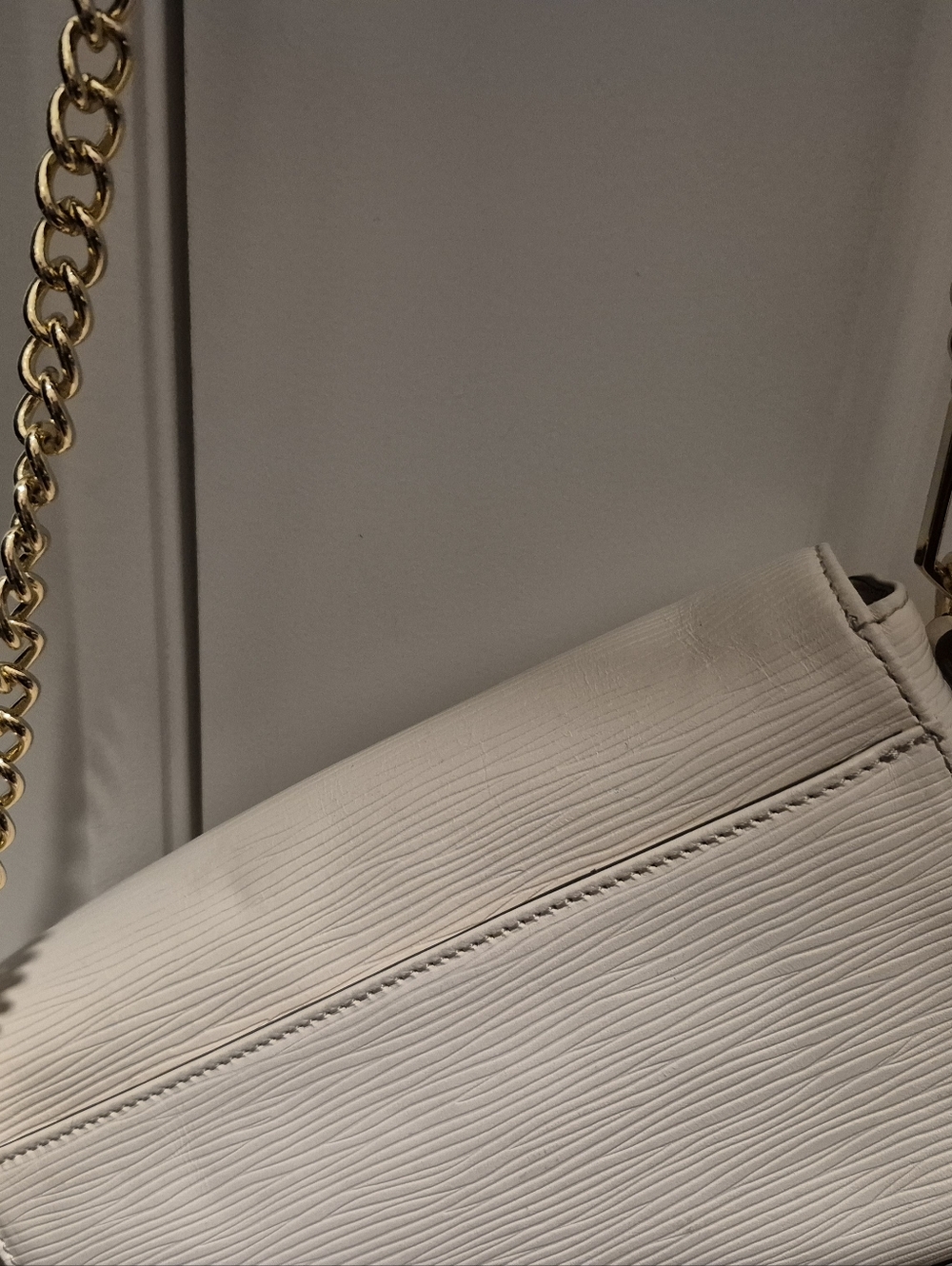 Rebecca Minkoff Ivory Textured Flap Crossbody with Silver Hardware - Picture 6 of 9